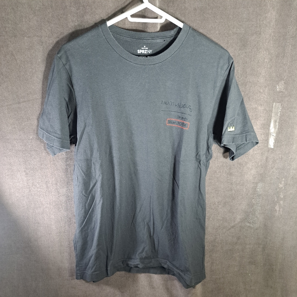 Uniqlo Sprzny Jean-Michel Basquiat Smokey Grey Graphic Tee VG- M